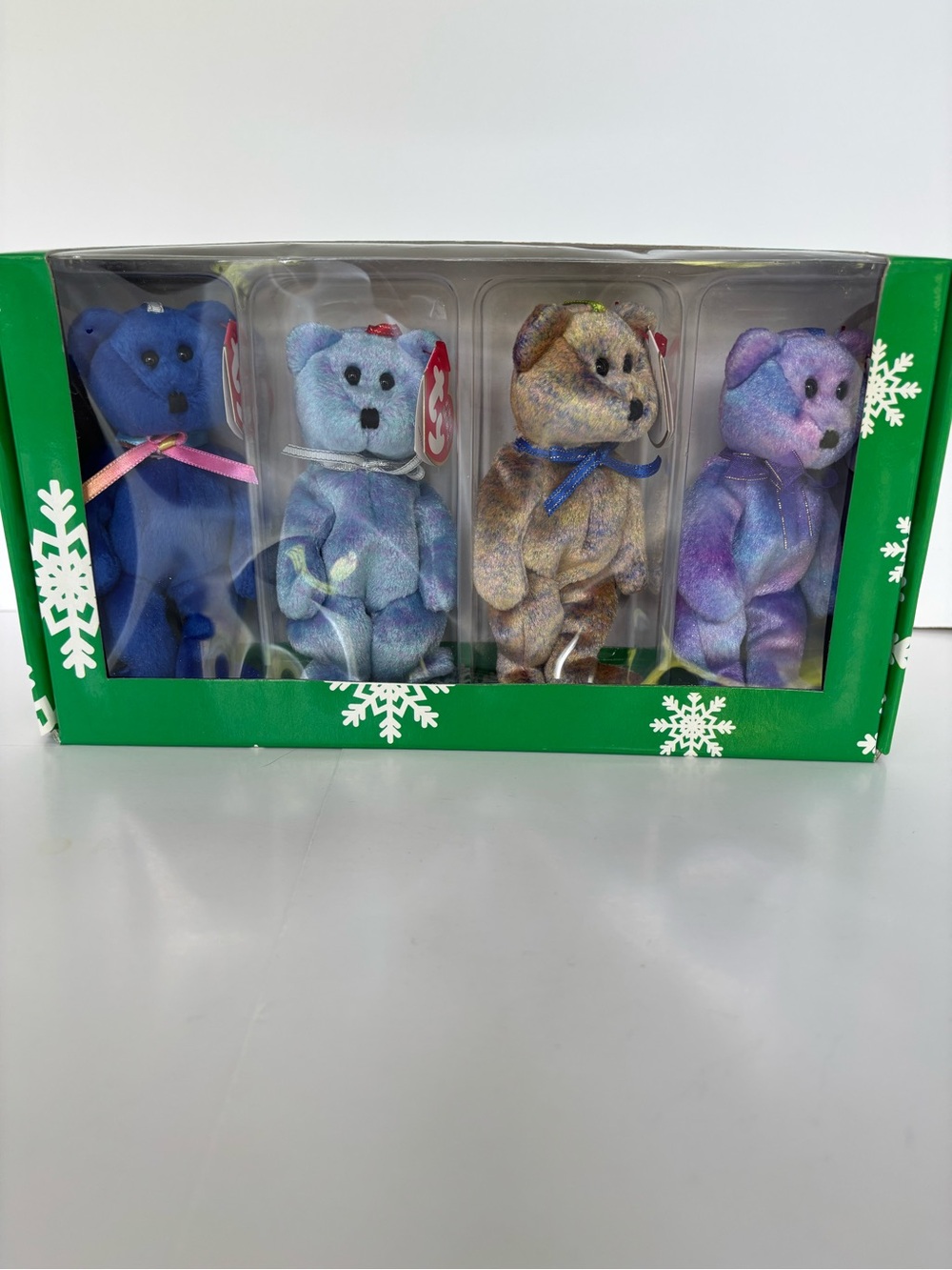 Ty "The Jingle Beanies Collection" Clubby Edition, Set of 4 NIB Ornaments